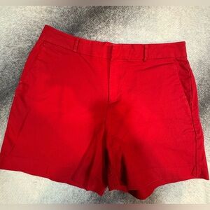 Banana Republic Women's Red Vibrant Vacation‎ Casual Shorts 6 Small S